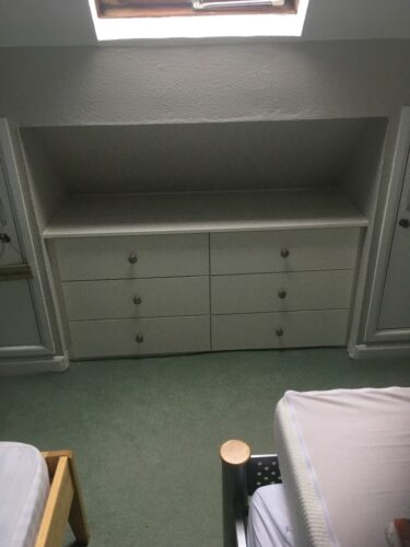 Chest of Drawers in Attic room